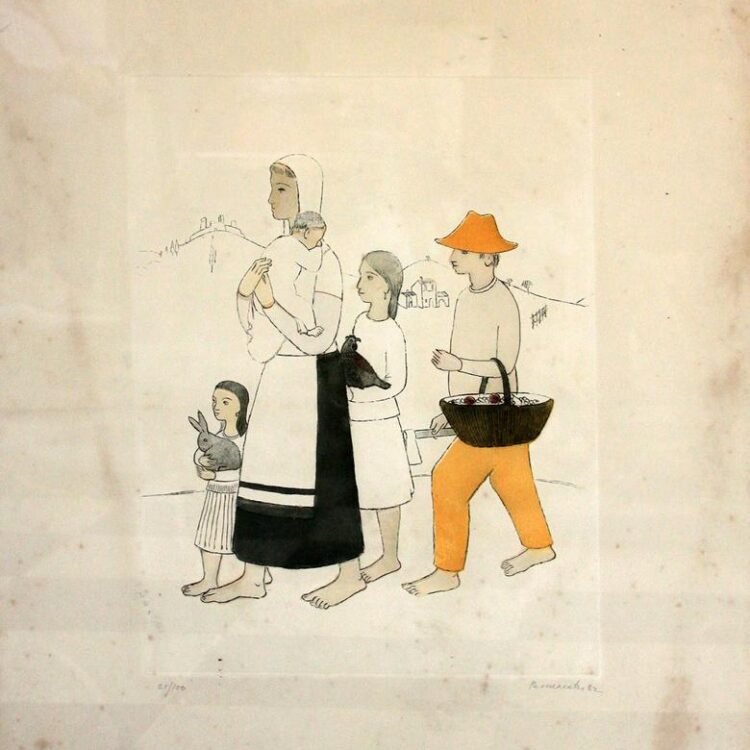 Obra de Fulvio Pennacchi exposta no acervo da galeria