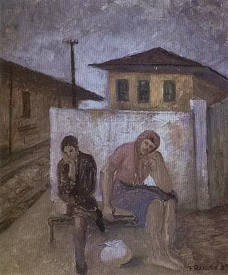 Francisco Rebolo Esperando o Trem 1937