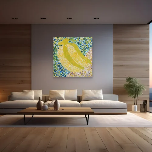 Obra do artista Dutra Vieira - ambientado em salas e quartos